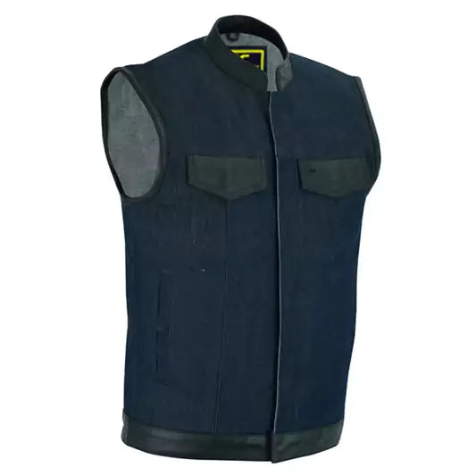 Mens Motorcycle Denim Vests For Sale Mc Gear Supply MC Gear Supply