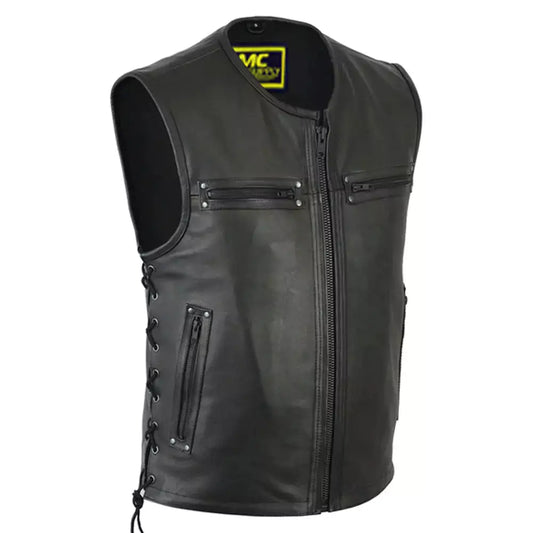 Men's Zipper Front Single Back Panel Concealed Carry Vest MC20119
