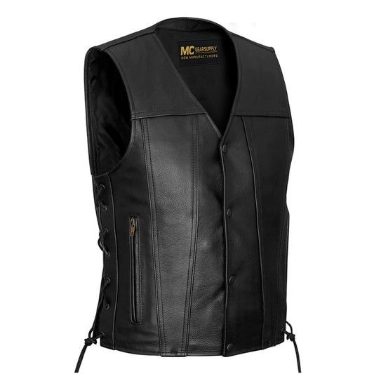 Mens Single Back Panel Concealed Carry Vest MC20107