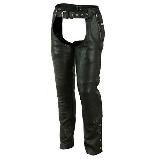 50106 MC Unisex Motorcycle Leather Chaps