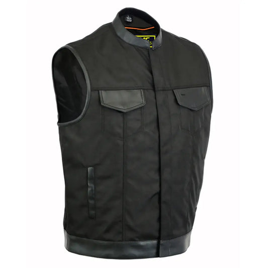 MC20302 CONCEALED SNAP CLOSURE, TEXTILE MATERIAL, SCOOP COLLAR & HIDDEN ZIPPER