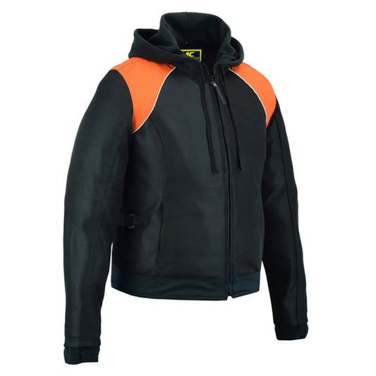 MC30203 WOMEN’S MESH 3-IN-1 RIDING JACKET BLACK-ORANGE