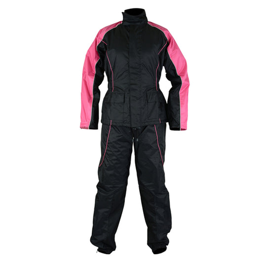 MC80103 WOMEN'S RAIN SUIT HOT PINK