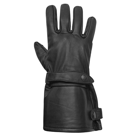 Twin-Lock Men's Gauntlet Motorcycle Gloves MC60103