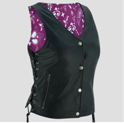 Women's Leather Vests