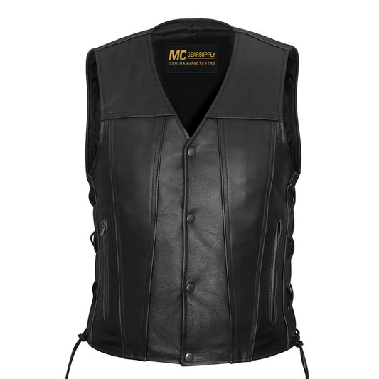 Mens Single Back Panel Concealed Carry Vest MC20107