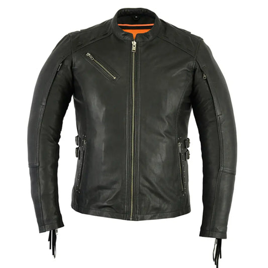 MC30114 WOMEN'S STYLISH JACKET WITH FRINGE