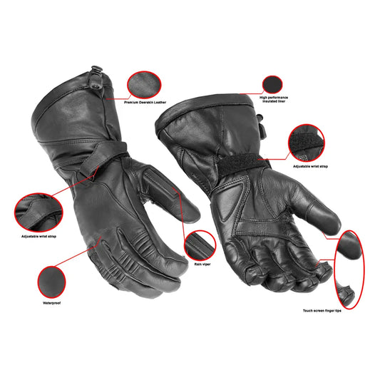 MC60138 HIGH PERFORMANCE DEER SKIN INSULATED CRUISER GLOVE
